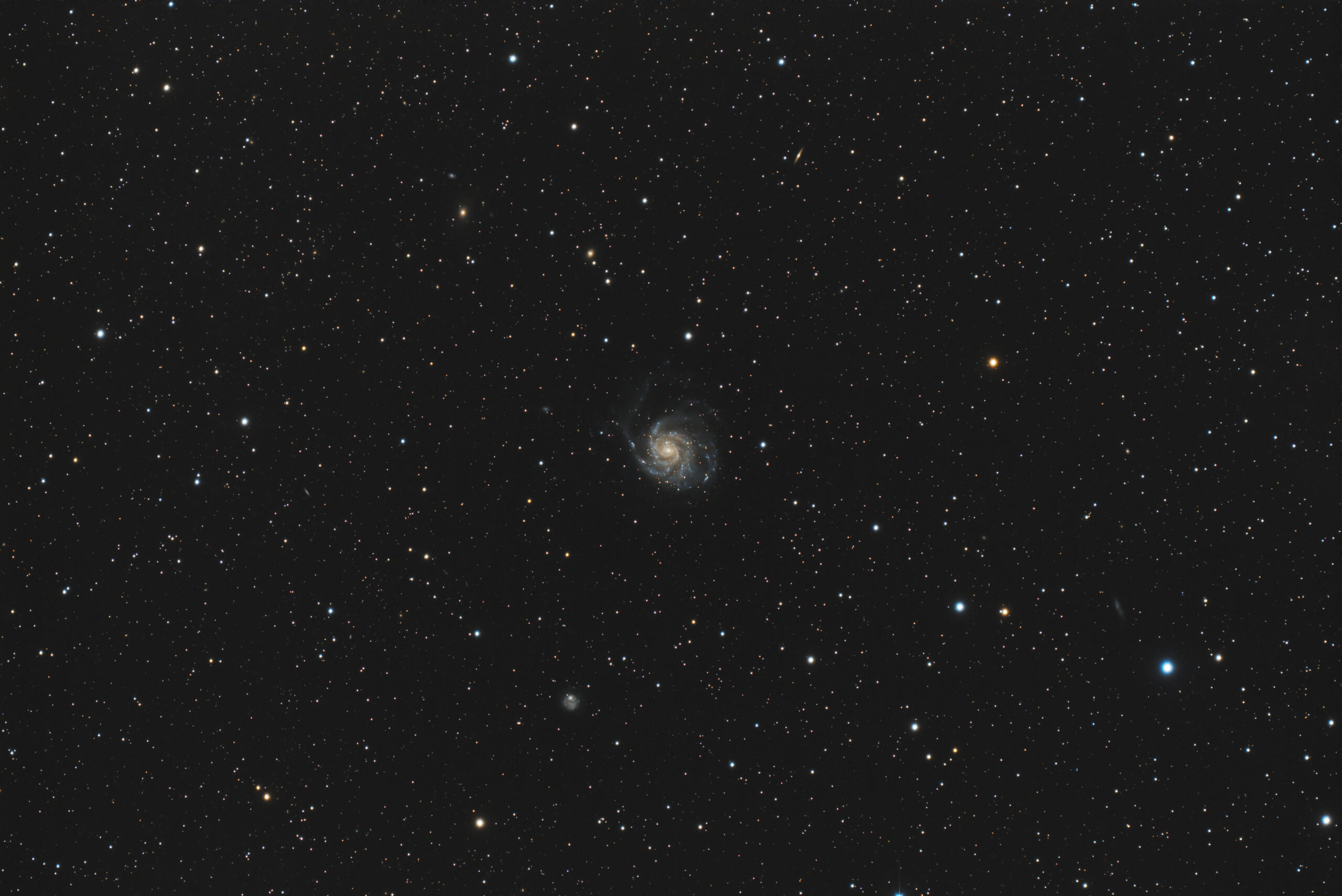 M101 Feuerrad Galaxie